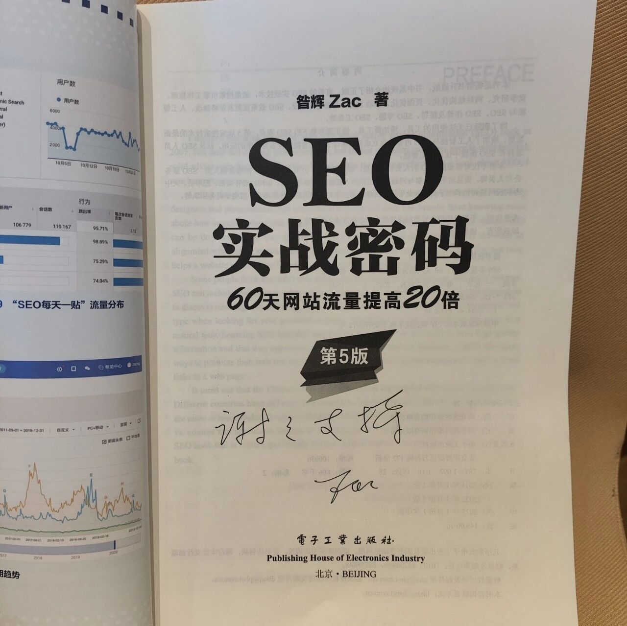 拿到 Zac 老师的亲笔签名了